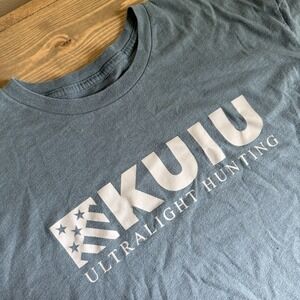 Kuiu Men's XL Blue Ultra Light Hunting Short Sleeve Tee T-Shirt Crewneck